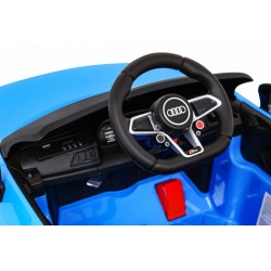 Masinuta Audi R8 electrica, sport, telecomanda, 2x35W, 3 viteze, suspensie fata, lumina LED, roti EVA, muzica, scaun piele