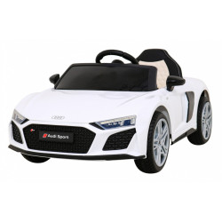 Masinuta electrica Audi R8, sport, telecomanda, 2x35W, roti EVA, 3 viteze, suspensii, lumini, muzica MP3, USB