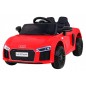 Masinuta electrica Audi R8 rosie, 2x35W, telecomanda, 3 viteze, MP3, USB, muzica pe volan, scaun piele Masinuta electrica Audi R8 rosie, 2x35W, telecomanda, 3 viteze, MP3, USB, muzica pe volan, scaun piele
