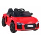 Masinuta electrica Audi R8 rosie, 2x35W, telecomanda, 3 viteze, MP3, USB, muzica pe volan, scaun piele Masinuta electrica Audi R8 rosie, 2x35W, telecomanda, 3 viteze, MP3, USB, muzica pe volan, scaun piele
