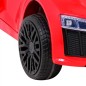 Masinuta electrica Audi R8 rosie, 2x35W, telecomanda, 3 viteze, MP3, USB, muzica pe volan, scaun piele Masinuta electrica Audi R8 rosie, 2x35W, telecomanda, 3 viteze, MP3, USB, muzica pe volan, scaun piele