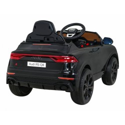 Masinuta electrica Audi RS Q8, roti spuma EVA, 2 motoare, negru