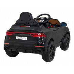 Masinuta electrica Audi RS Q8, roti spuma EVA, 2 motoare, negru
