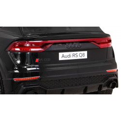 Masinuta electrica Audi RS Q8, roti spuma EVA, 2 motoare, negru