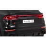Masinuta electrica Audi RS Q8, roti spuma EVA, 2 motoare, negru