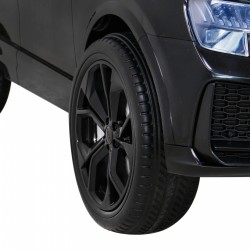 Masinuta electrica Audi RS Q8, roti spuma EVA, 2 motoare, negru