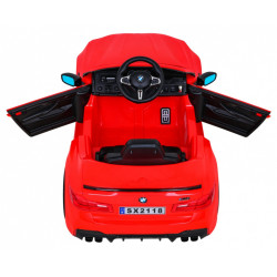 Masinuta electrica BMW M5, sport, DRIFT, 2x12V, roti spuma EVA, LED, comutator ON/OFF, MP3, centura siguranta, 126x73x53cm