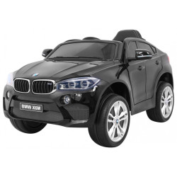 Masinuta electrica BMW X6M, sport, 12V, roti spuma EVA, lumini LED, MP3, buton START, 116x77x60cm