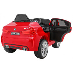 Masinuta electrica BMW X6M, sport, 12V, roti spuma EVA, lumini LED, melodii, USB, 116x77x60cm
