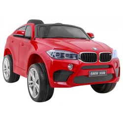 Masinuta electrica BMW X6M, sport, 12V, roti spuma EVA, lumini LED, melodii, USB, 116x77x60cm