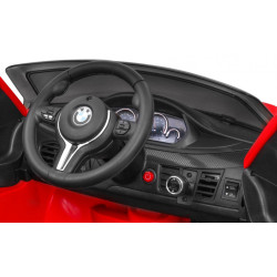 Masinuta electrica BMW X6M, sport, 2x6V, roti spuma EVA, lumini LED, MP3, radio FM, USB, 116x77x60cm