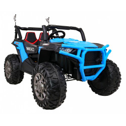 Masinuta electrica Buggy Racer 4x4, 2 motoare, 2 locuri, albastru