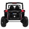 Masinuta electrica Buggy SuperStar 4x4, 4 motoare, 2 locuri, roti spuma EVA, Bluetooth, alb