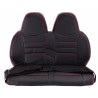 Masinuta electrica Buggy SuperStar 4x4, 4 motoare, 2 locuri, roti spuma EVA, Bluetooth, alb