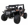 Masinuta electrica Buggy SuperStar 4x4, 4 motoare, roti spuma EVA, 2 locuri, negru
