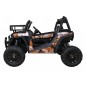 Masinuta electrica Buggy SuperStar 4x4, 4 motoare, roti spuma EVA, 2 locuri, negru