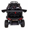 Masinuta electrica Buggy SuperStar 4x4, 4 motoare, roti spuma EVA, 2 locuri, negru
