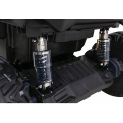 Masinuta electrica Buggy SuperStar 4x4, 4 motoare, roti spuma EVA, 2 locuri, negru