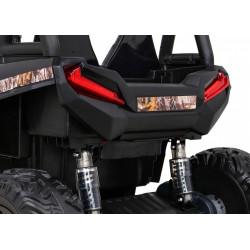 Masinuta electrica Buggy SuperStar 4x4, 4 motoare, roti spuma EVA, 2 locuri, negru