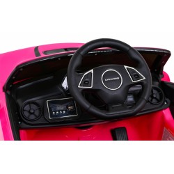 Masinuta electrica Chevrolet, 2 scaune, 2 motoare, roti EVA, roz