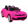 Masinuta electrica Chevrolet, 2 scaune, 2 motoare, roti EVA, roz