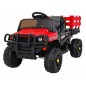 Masinuta electrica Farmer Pick-Up, 2 motoare, roti spuma EVA, rosu Masinuta electrica Farmer Pick-Up, 2 motoare, roti spuma EVA, rosu
