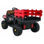 Masinuta electrica Farmer Pick-Up, 2 motoare, roti spuma EVA, rosu Masinuta electrica Farmer Pick-Up, 2 motoare, roti spuma EVA, rosu