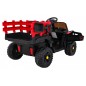 Masinuta electrica Farmer Pick-Up, 2 motoare, roti spuma EVA, rosu Masinuta electrica Farmer Pick-Up, 2 motoare, roti spuma EVA, rosu