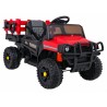 Masinuta electrica Farmer Pick-Up, 2 motoare, roti spuma EVA, rosu