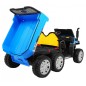 Masinuta electrica camion, 4 motoare, roti spuma EVA, 2 locuri, Bluetooth, albastru Masinuta electrica camion, 4 motoare, roti spuma EVA, 2 locuri, Bluetooth, albastru