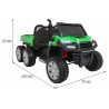 Masinuta electrica Camioneta Fermier, 4x4, 2 locuri, roti spuma EVA