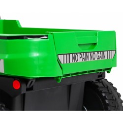 Masinuta electrica Camioneta Fermier, 4x4, 2 locuri, roti spuma EVA