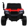 Masinuta electrica camion, 4 motoare, roti spuma EVA, 2 locuri, Bluetooth, rosu