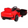 Masinuta sport electrica rosie, 4x35W, 2x12/7Ah, suspensie spate, 3 viteze, melodii, MP3, AUX, SD, mod poveste, bluetooth