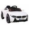 Masinuta sport electrica cu centura de siguranta, 2x35W, pornire domoala, 3 viteze, roti plastic, 107 x 59 x 44 cm, melodii