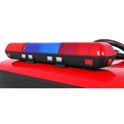 Masinuta electrica FIRE RESCUE, 12V, roti plastic, telecomanda, melodii, AUX, USB, 3 viteze, 107x59x44cm