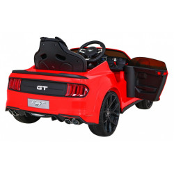 Masinuta electrica Ford Mustang GT, 2 motoare, roti spuma EVA, rosu
