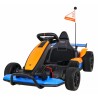 Kart electric MCLAREN Drift Master, 2 motoare, roti spuma EVA, functie drift, portocaliu