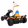 Kart electric MCLAREN Drift Master, 2 motoare, roti spuma EVA, functie drift, portocaliu