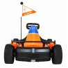 Kart electric MCLAREN Drift Master, 2 motoare, roti spuma EVA, functie drift, portocaliu