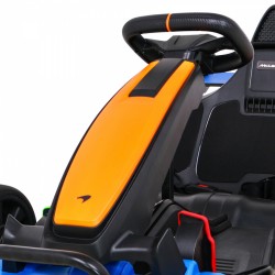 Kart electric MCLAREN Drift Master, 2 motoare, roti spuma EVA, functie drift, portocaliu