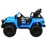 Masinuta electrica GRAVITY Strong, 2 motoare, roti spuma EVA, 2 locuri, albastru