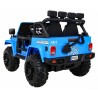 Masinuta electrica GRAVITY Strong, 2 motoare, roti spuma EVA, 2 locuri, albastru