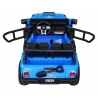 Masinuta electrica GRAVITY Strong, 2 motoare, roti spuma EVA, 2 locuri, albastru
