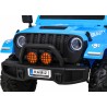 Masinuta electrica GRAVITY Strong, 2 motoare, roti spuma EVA, 2 locuri, albastru