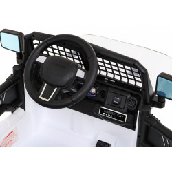 Masinuta electrica Jeep, control telecomanda, 30W, 108x67x48, 3 viteze, suspensie fata, muzica, portbagaj