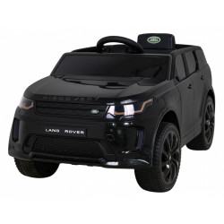 Masinuta electrica Land Rover, 2 motoare, roti EVA, negru