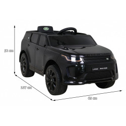 Masinuta electrica Land Rover, 2 motoare, roti EVA, negru
