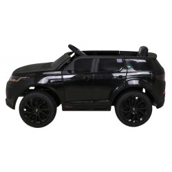 Masinuta electrica Land Rover, 2 motoare, roti EVA, negru