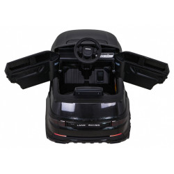 Masinuta electrica Land Rover, 2 motoare, roti EVA, negru